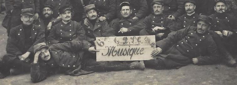 collection de Pierre-Louis Prunier (carnets de guerre, cartes postales et lettres d'Octave Prunier (1891-1948), musicien du 6eme régiment d'infanterie)